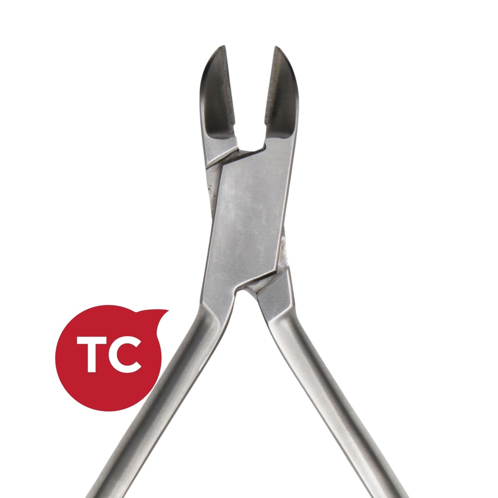 Pin & Ligature Wirecutter, max Ø 0.7mm, 13cm, TC