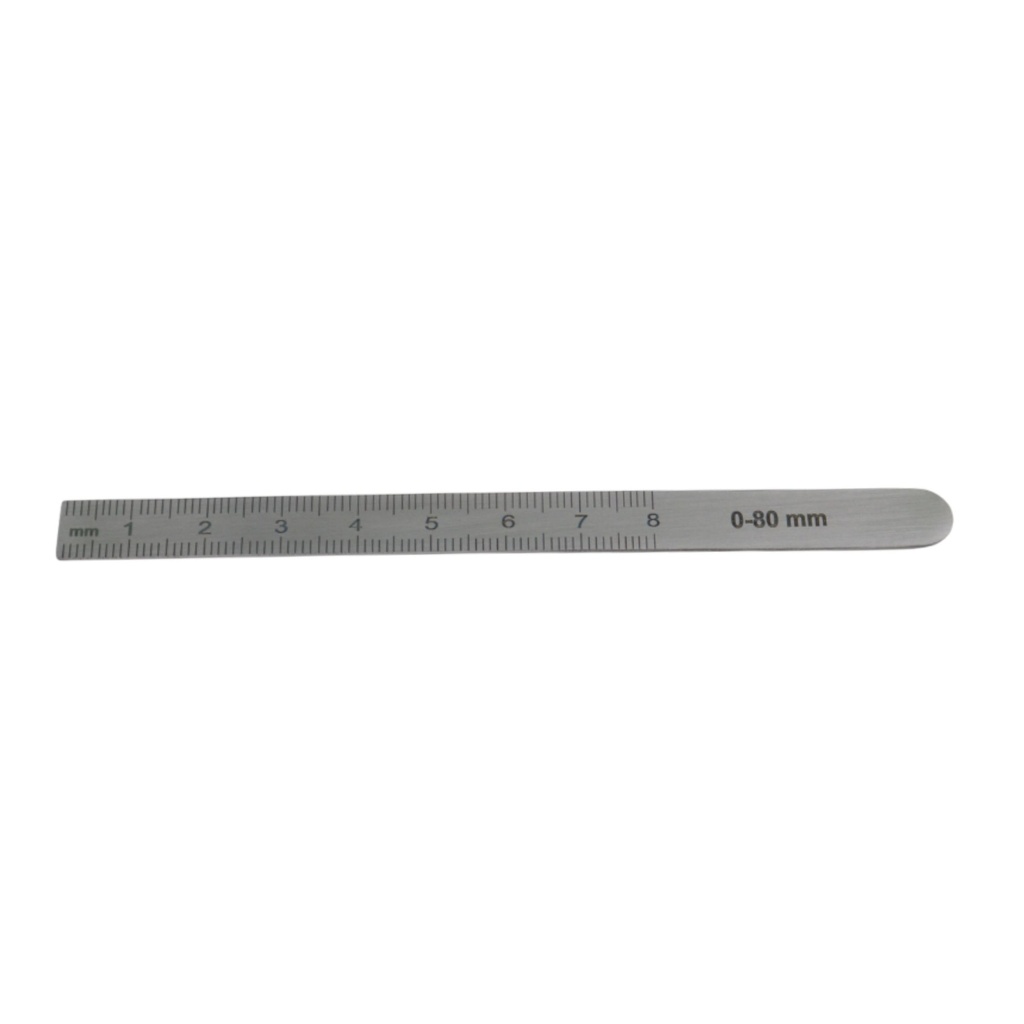 Measuring ruler, 0-80mm