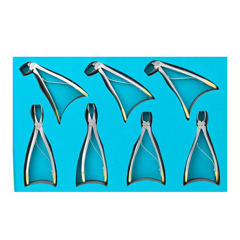 Child extraction forceps kit, 7pcs