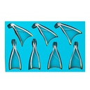 Child extraction forceps kit, 7pcs