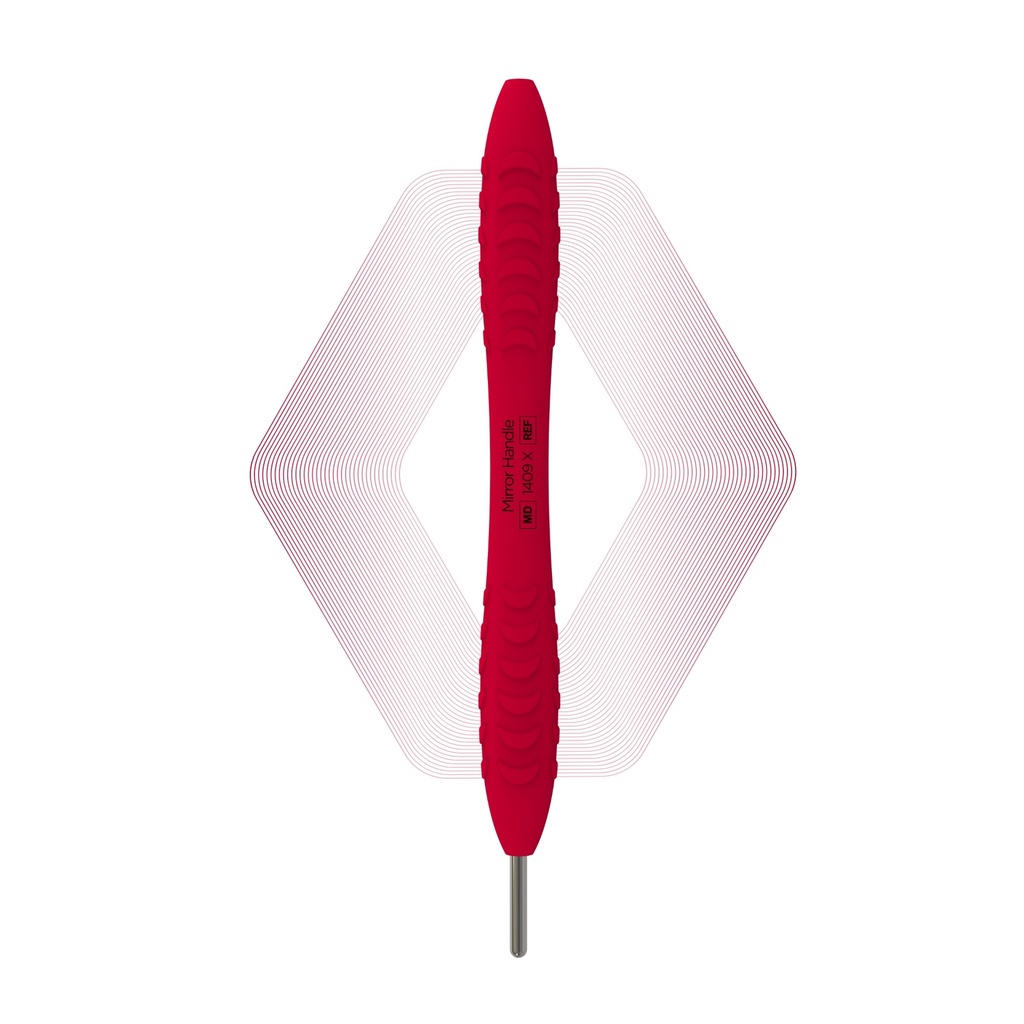 ErgoX Mirror handle, Ruby Pink