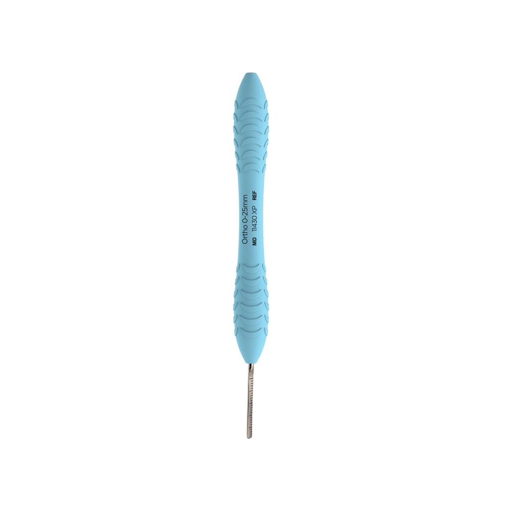 Ortho 0-25mm, Mirror Handle, ErgoX® Plus, Sky Cyan | ErgoX® Plus