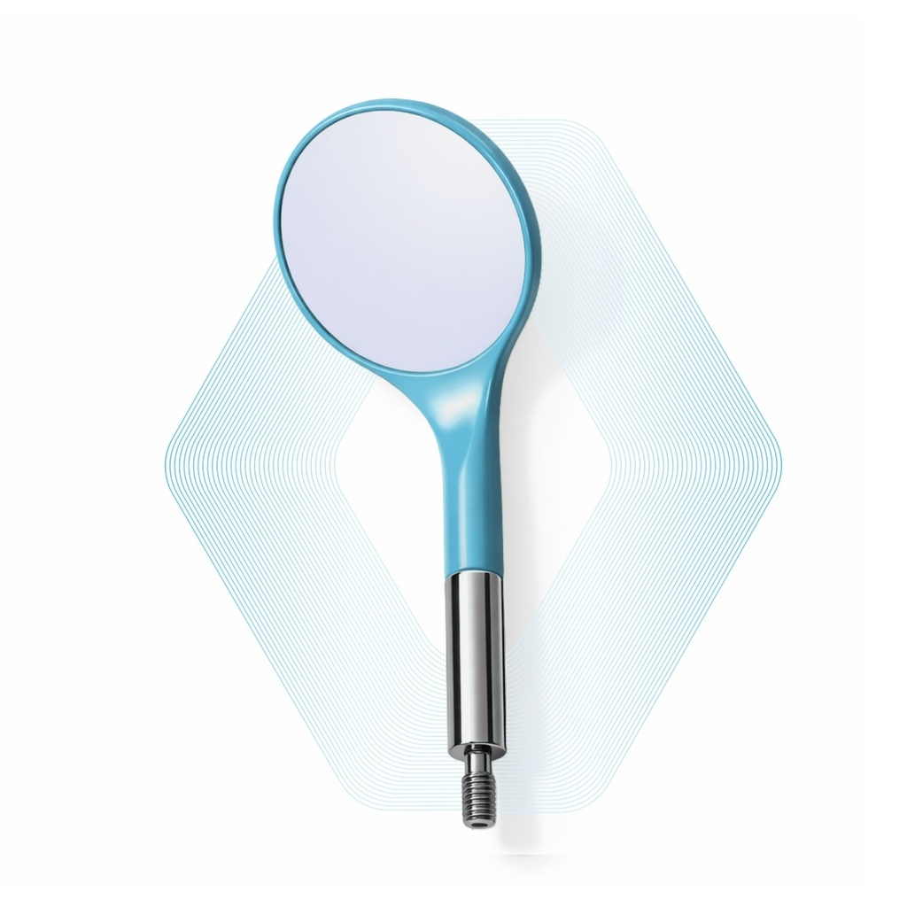 HD Mouth Mirror, No. 4, Blue | ErgoDenta
