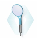 HD Mouth Mirror, No. 4, Blue | ErgoDenta