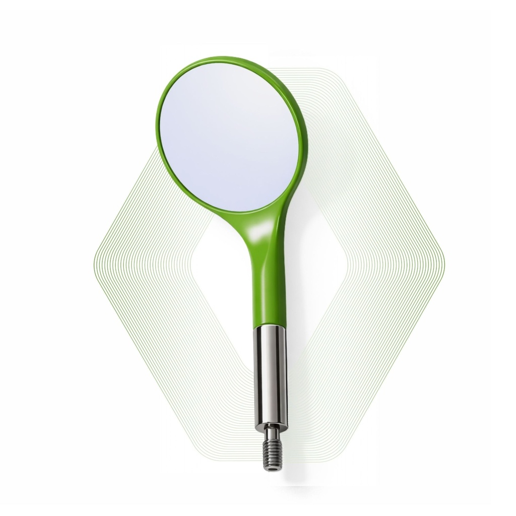 HD Mouth Mirror, No. 4, 22mm, Green
