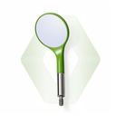 HD Mouth Mirror, No. 4, Green | ErgoDenta