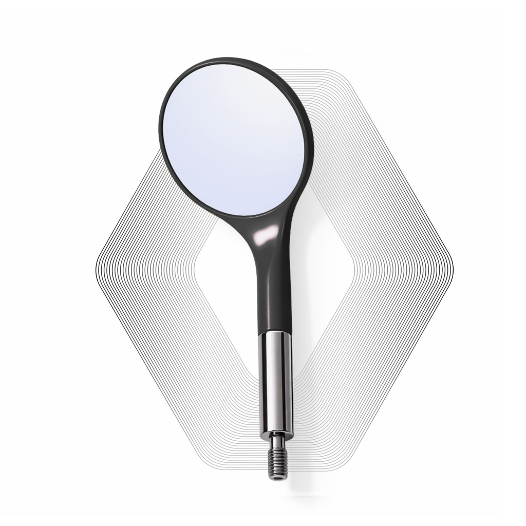 HD Mouth Mirror, No. 4, 22mm, Black