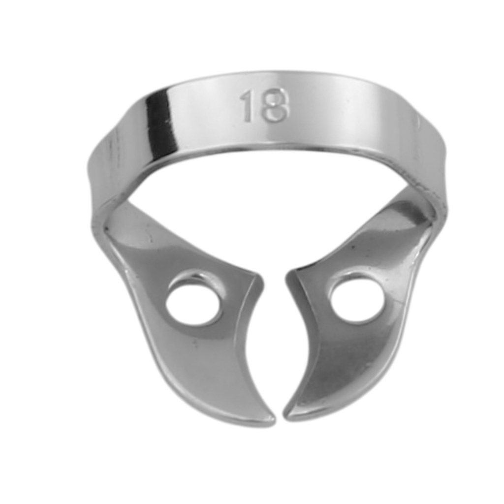18 - Molar rubber dam clamps
