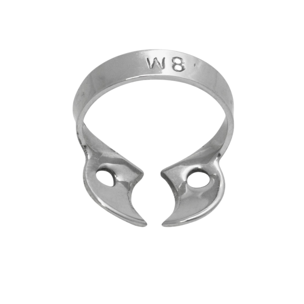W8 - Upper molar rubber dam clamps