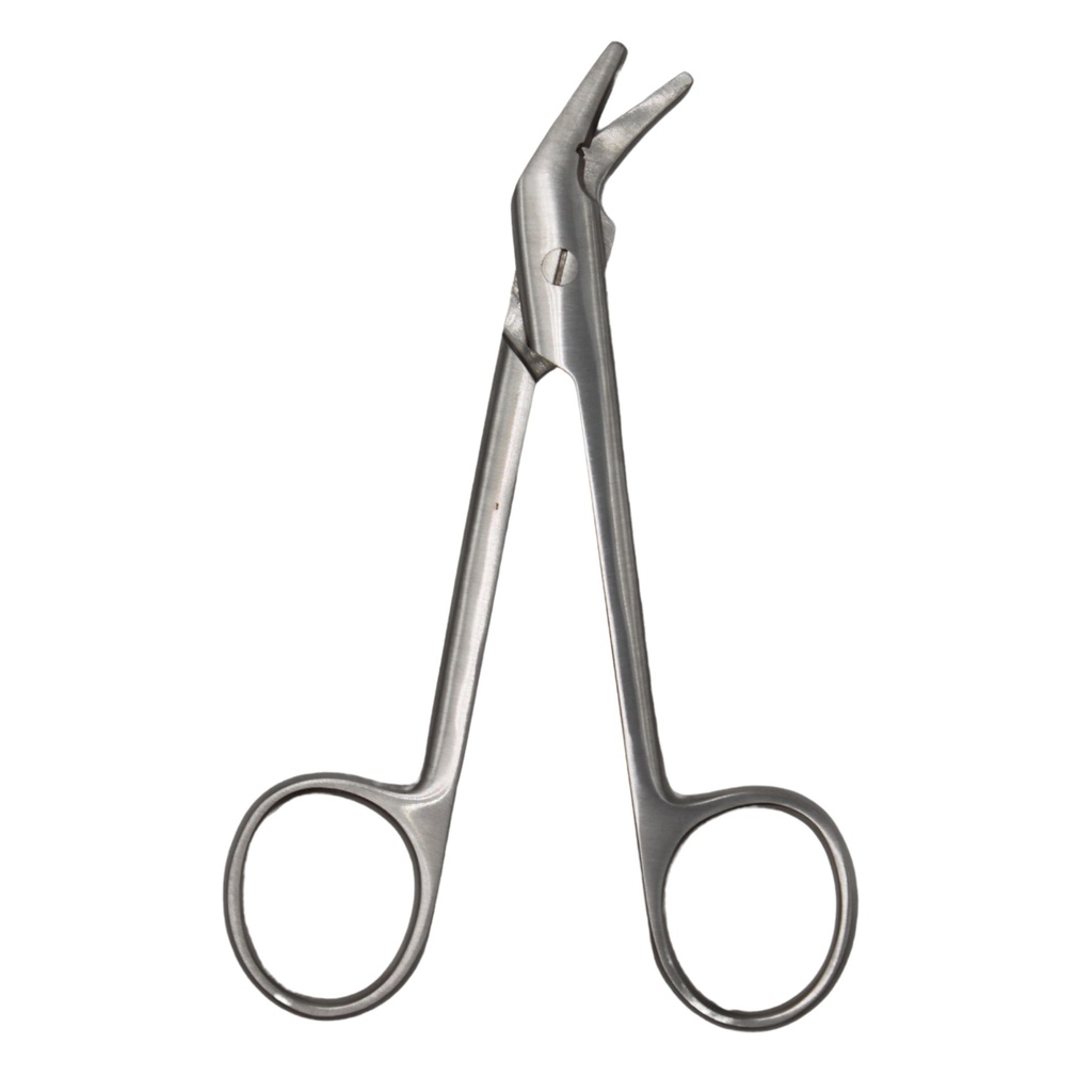 Universal Crown Scissor, Saw Edge, For wire cut, Angled, 12.5cm
