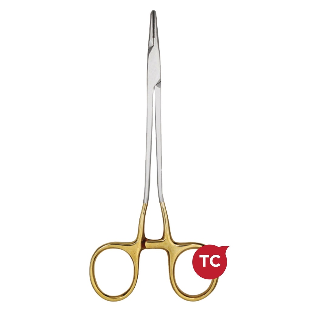 Fine Swedish Needle Holder, Straight, 15cm, TC