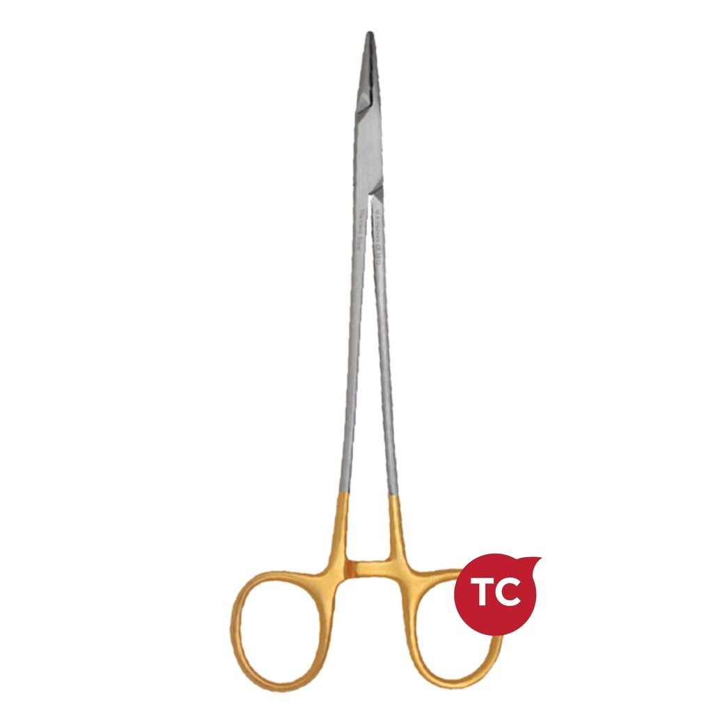Crile-Wood Needle Holder, Straight, 15cm, TC