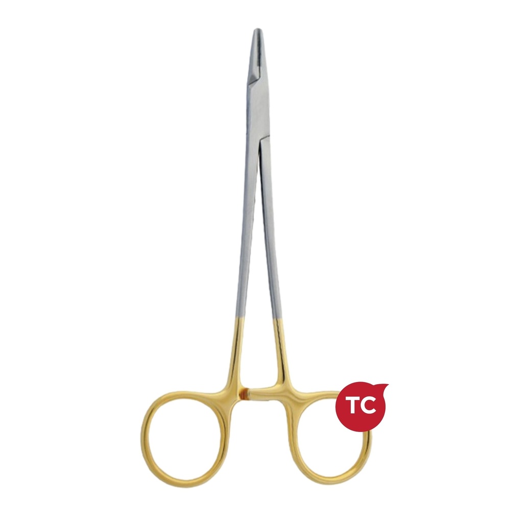 Crile-Ryde Needle Holder, Straight, 15cm, TC