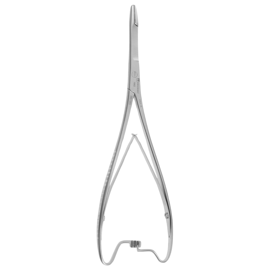 Mathieu Olsen Needle Holder, Straight, 17cm, TC