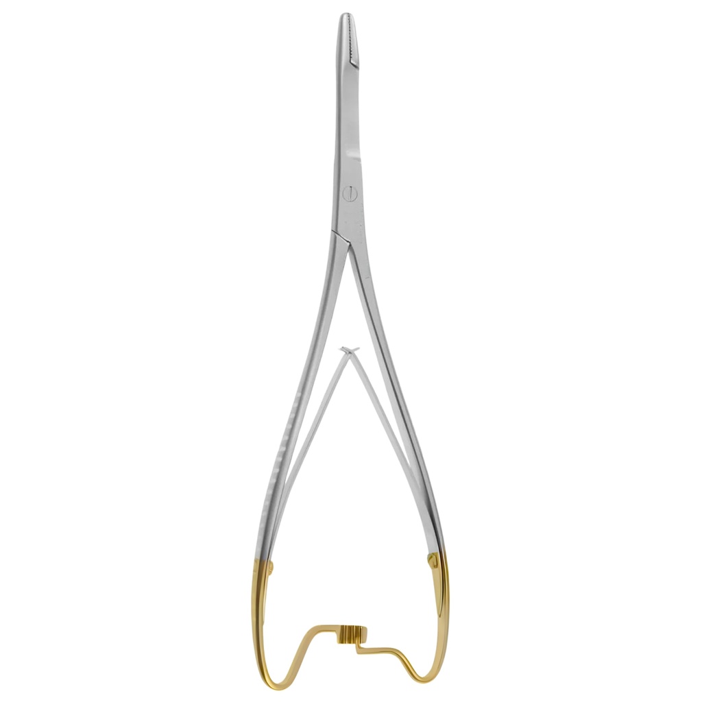Mathieu Olsen Needle Holder, Straight, 17cm, TC