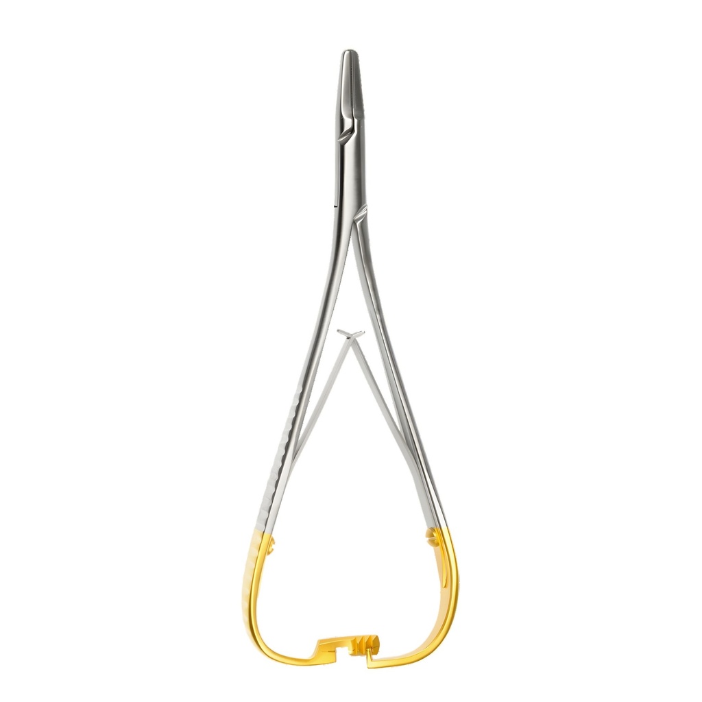 Lichtenberg Needle Holder, Curved, 17cm, TC | ErgoDenta