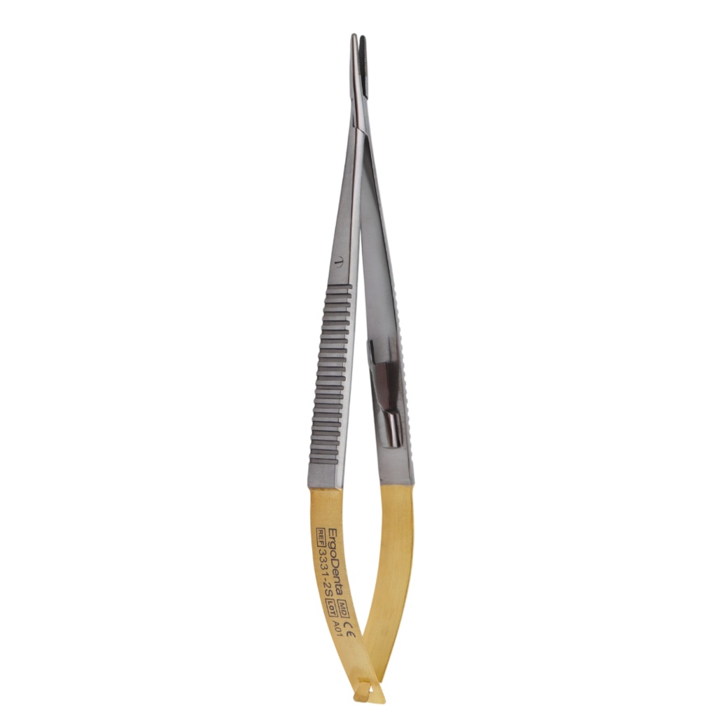 Castervejio Micro Needle Holder, Straight, 14cm, TC