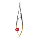 Castervejio Micro Needle Holder, Straight, 18cm, TC
