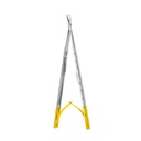 Castroviejo Micro Needle Holder, Barraquer, Curved, 16cm, TC | ErgoDenta