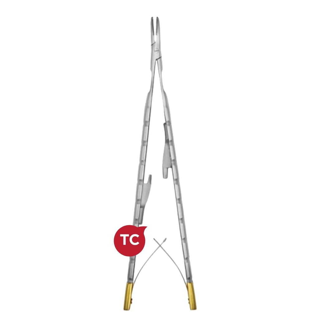 Castroviejo Micro Needle Holder, Barraquer, Straight, 16cm, TC