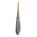 Luxating Elevator Gold, Straight, 4mm — Classic Handle | ErgoDenta