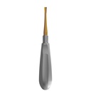 Luxating Elevator Gold, Straight, 5mm — Classic Handle | ErgoDenta