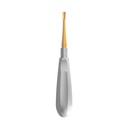 Luxating Elevator Gold, Straight, 5mm — Classic Handle | ErgoDenta
