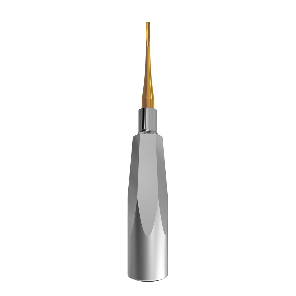 Luxating Elevator Gold, Curved, 2.5mm — Standard Handle | ErgoDenta