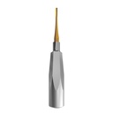 Luxating Elevator Gold, Curved, 3mm — Standard Handle | ErgoDenta