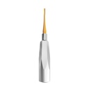 Luxating Elevator Gold, Curved, 3mm — Standard Handle | ErgoDenta