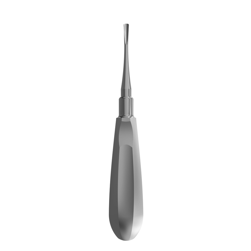 Luxating Elevator, Curved, 4mm — Classic Handle | ErgoDenta