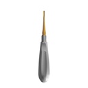Luxating Elevator Gold, Curved, 2.5mm — Classic Handle | ErgoDenta