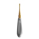 Luxating Elevator Gold,  Curved, 4mm