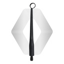 Microscopic HD Mouth Mirror, Regular 1.5mm, Black | ErgoDenta