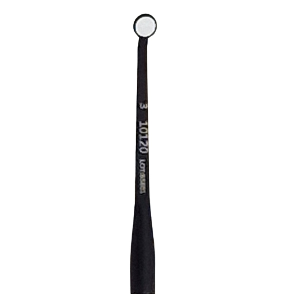 Microscopic HD Mouth Mirror, 3mm, Black, UltraThin 0.7mm