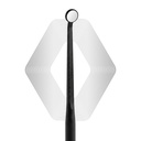 Microscopic HD Mouth Mirror, UltraThin 0.7mm, Black | ErgoDenta