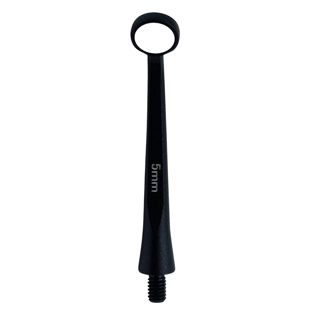 Microscopic HD Mouth Mirror, 5mm, Black, Regular 1.5mm