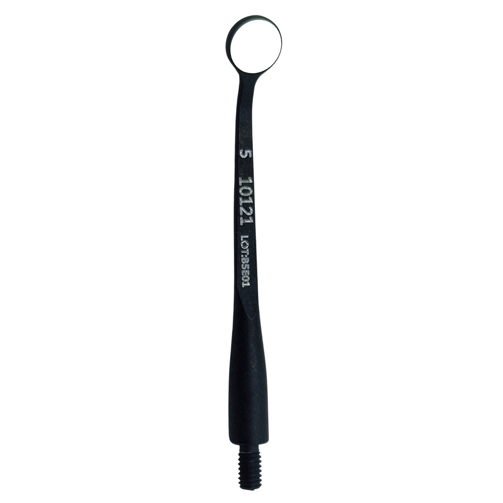 Microscopic HD Mouth Mirror, 5mm, Black, UltraThin 0.7mm