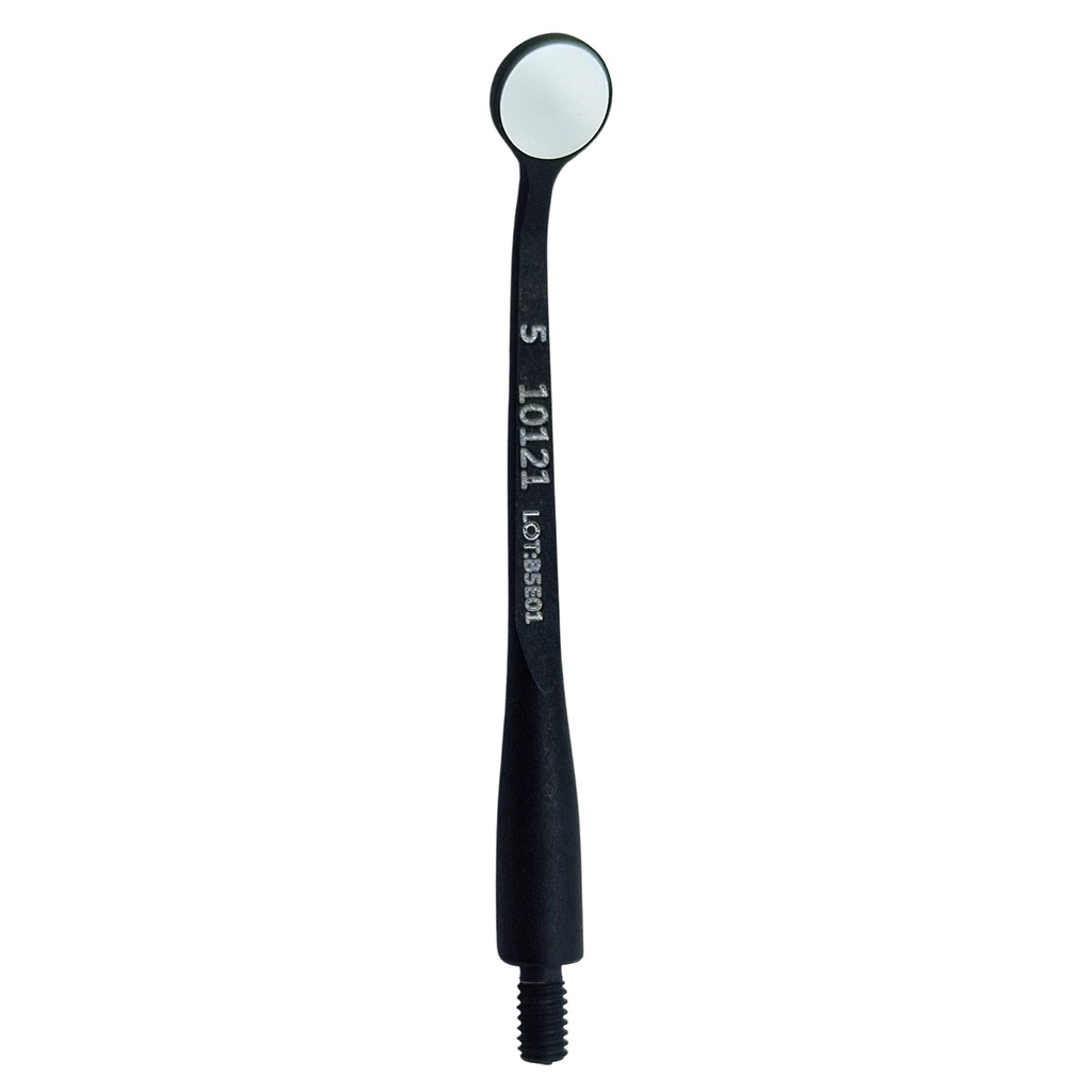 Microscopic HD Mouth Mirror, 5mm, Black, UltraThin 0.7mm