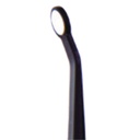 Microscopic HD Mouth Mirror, 5mm, Black, UltraThin 0.7mm