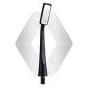 Microscopic HD Mouth Mirror, Regular 1.5mm, Black | ErgoDenta