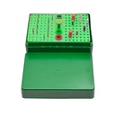 Bur Disinfection box resistant to high temperature and Pressure, Green