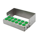Bur Holder for 12 burs, Green