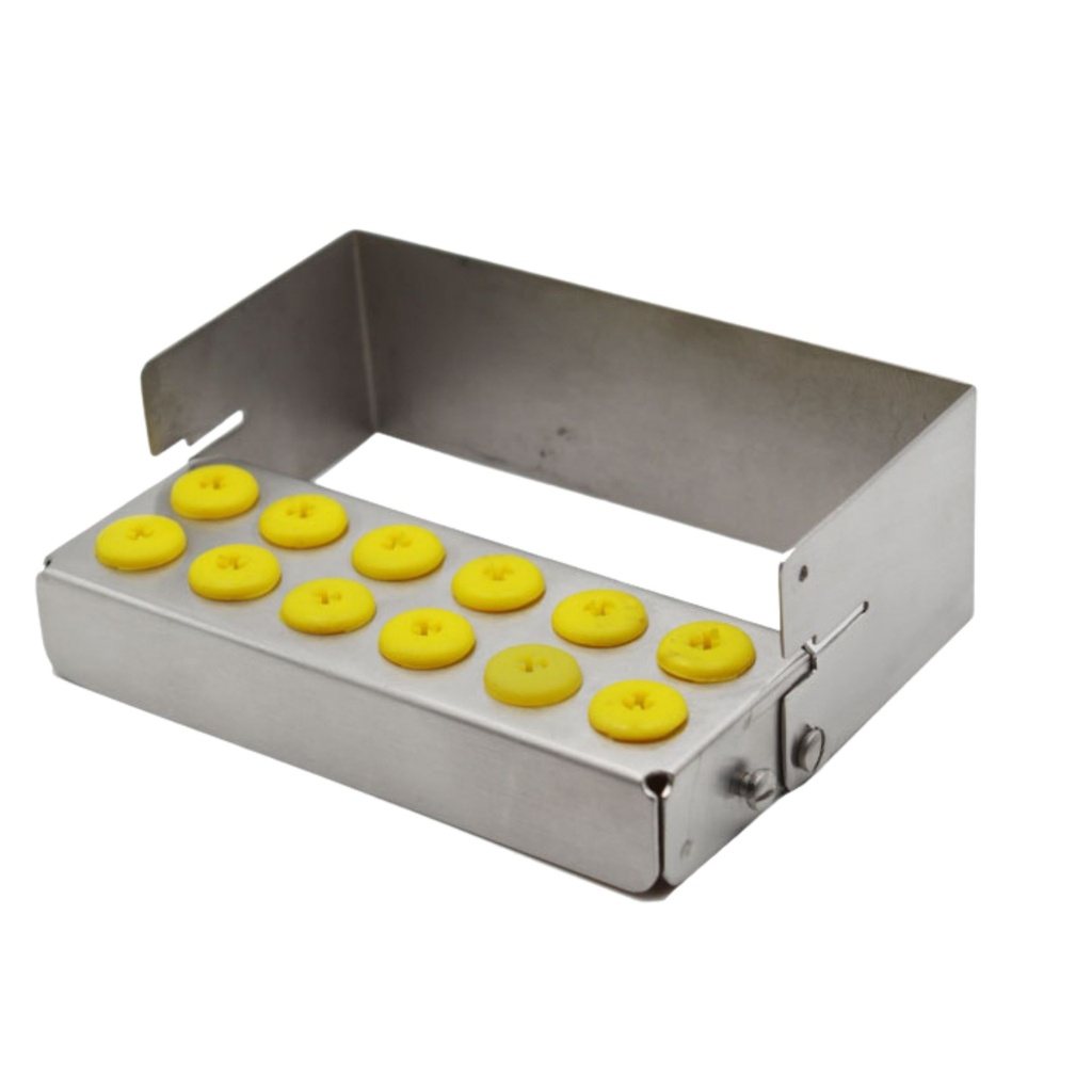 Bur Holder for 12, Yellow | ErgoDenta