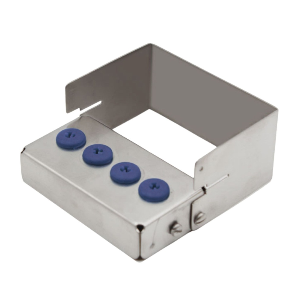 Bur Holder for 4, Blue | ErgoDenta
