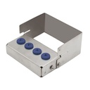 Bur Holder for 4 burs, Blue
