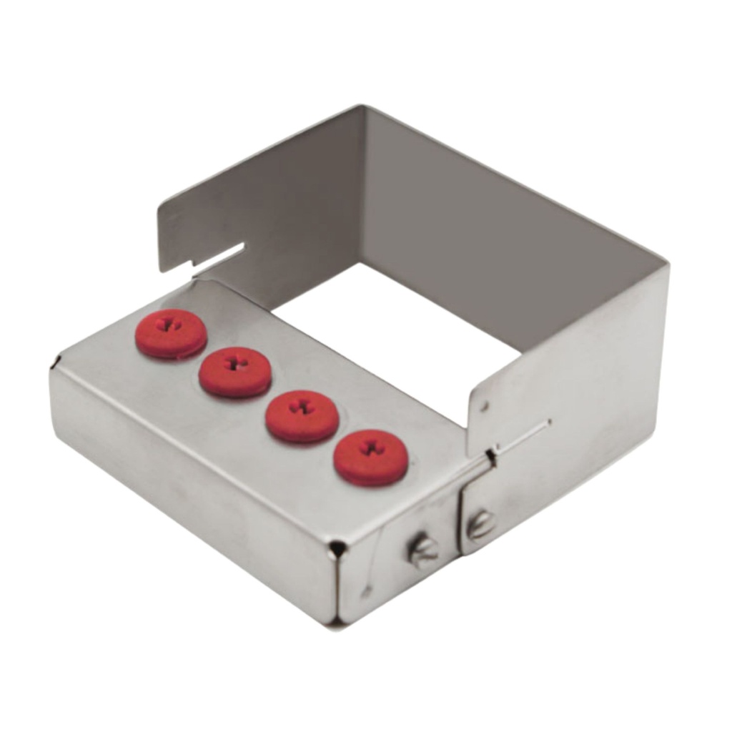 Bur Holder for 4, Red