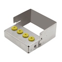 Bur Holder for 4, Yellow | ErgoDenta