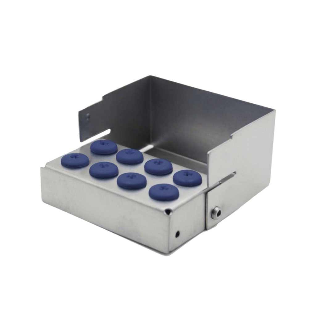 Bur Holder for 8, Blue | ErgoDenta