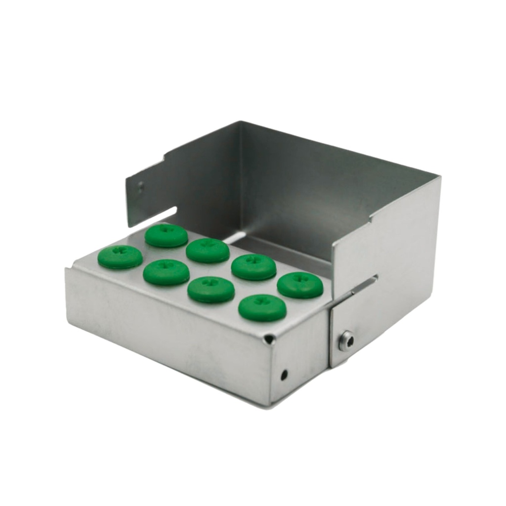 Bur Holder for 8, Green | ErgoDenta
